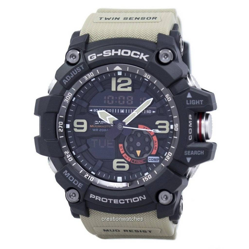 [Creationwatches] Casio G-Shock Mudmaster Analog Digital Twin Sensor GG ...