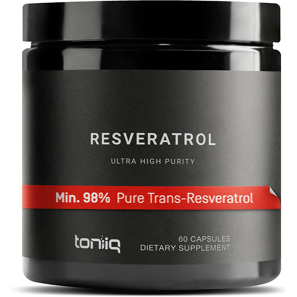 Ultra High Purity Resveratrol 60 Capsules 98 TransResveratrol