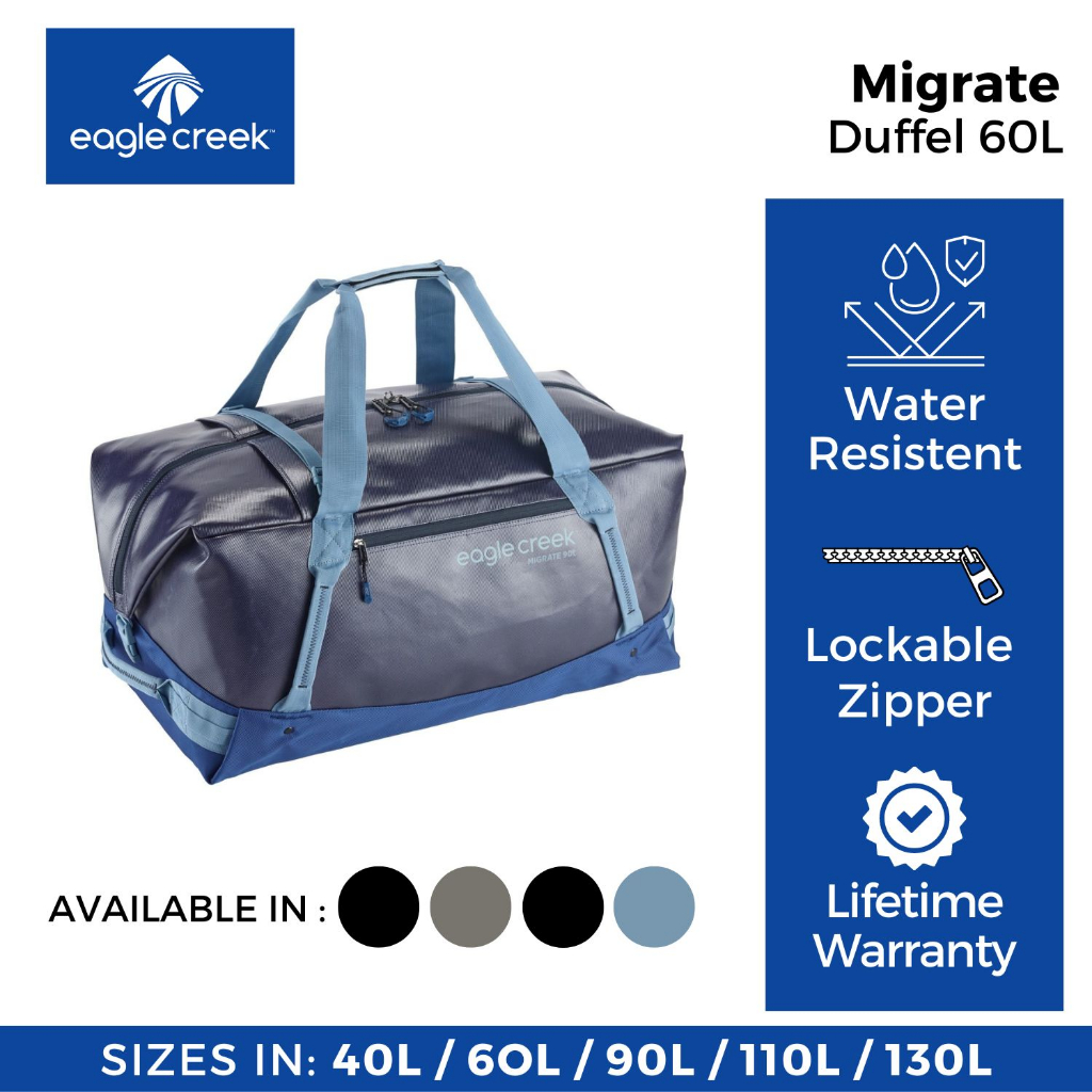 Eagle Creek Migrate Duffel 60L Shopee Singapore