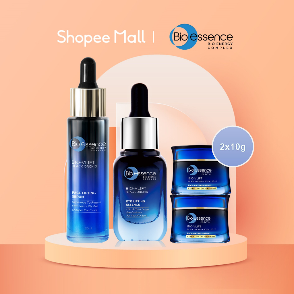 BIO ESSENCE BioVlift Face Lifting Routine Eye Essence + Serum + Face