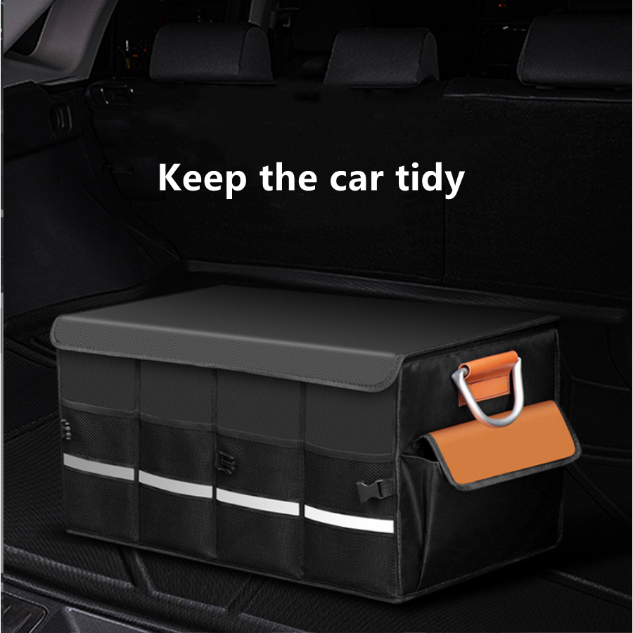 Flaradum Trunk Organizer For Car Collapsible Multi-Compartment