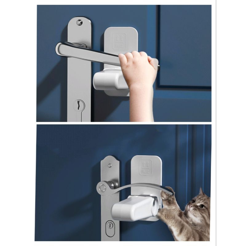 [SG] Door Lever Safety Lock For Kids/ Toddler /Pets#Cats#Dogs Proof ...