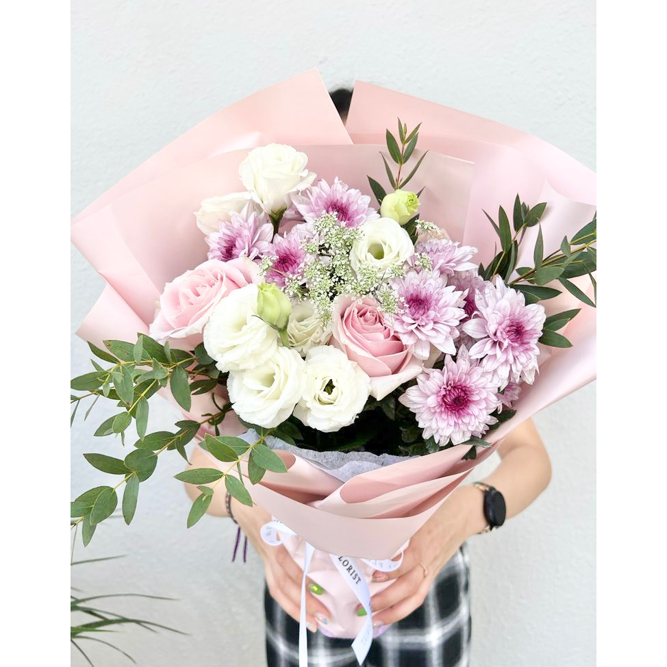 Same Day Delivery Flowers Gift Bouquet - I Love You Mommy Flower 