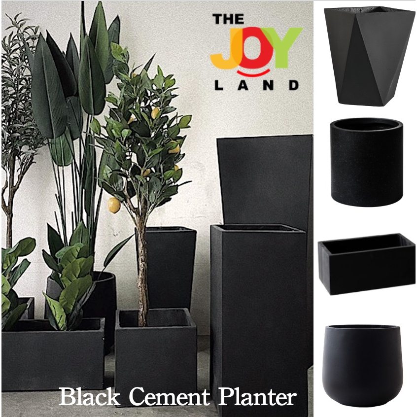 [SG SELLER] [SG SELLER] Plant pot large Cement Pot concrete Fiber Glass ...