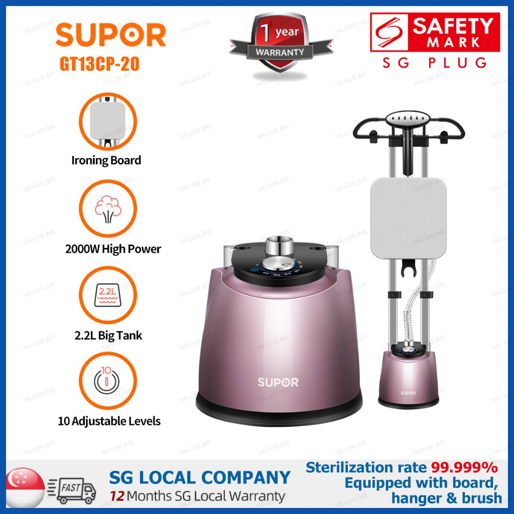 SUPOR (Subbrand of Tefal) Garment Steamer with Ironning Board/ 2.2L