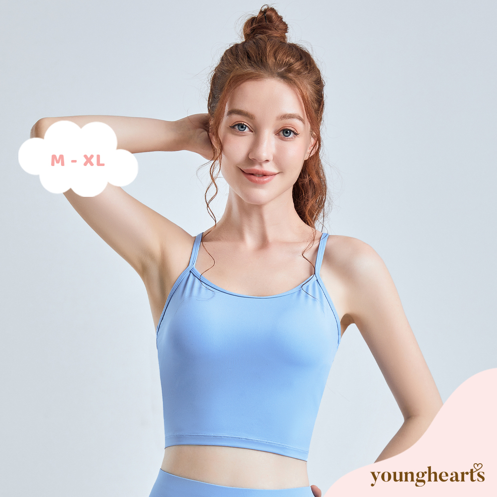 Young Hearts Sport Bra - Melange Seamless Pull-Over Vest – Young