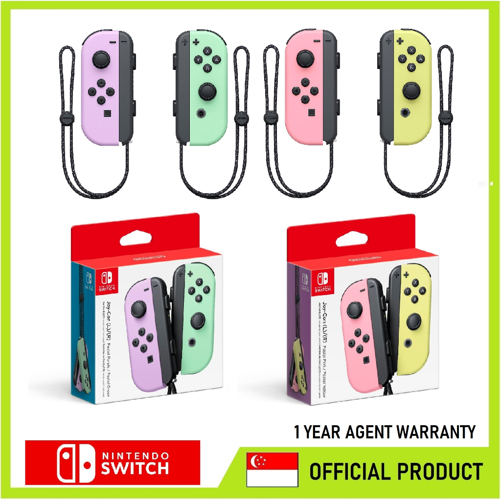 [1 Year SG Agent Warranty] Nintendo Switch JoyCon Pastel Wireless