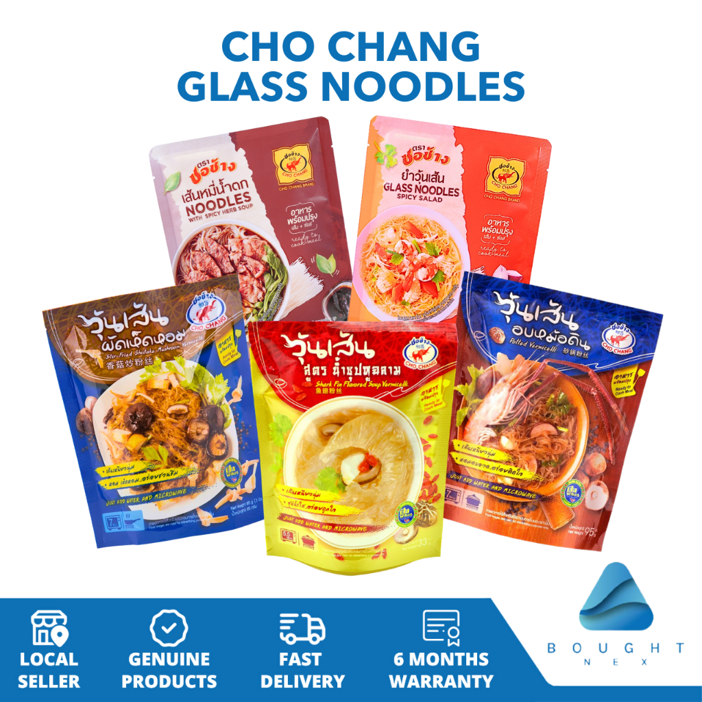 CHO CHANG Ready to Cook in 7 mins Glass Noodles Convenient Instant ...