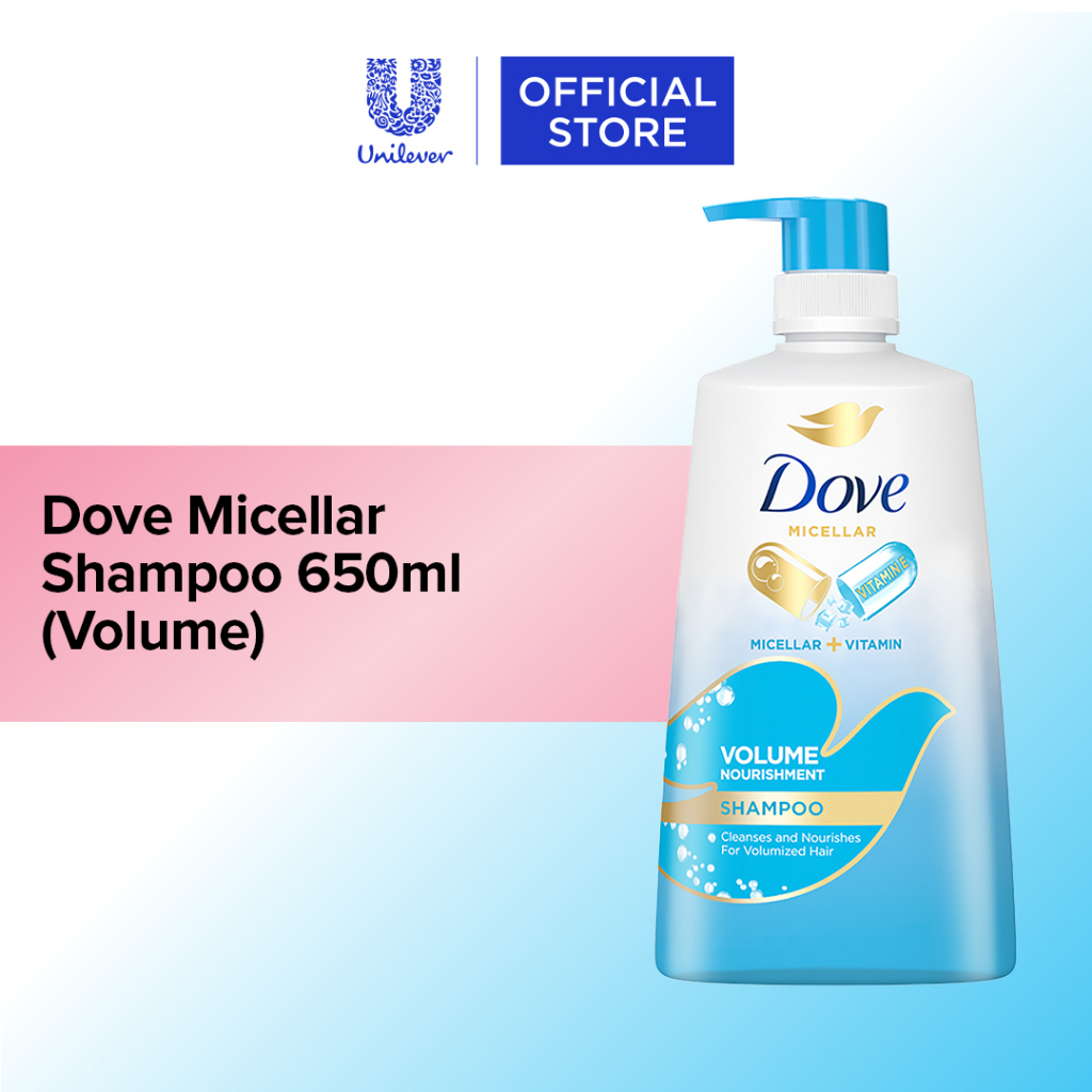 Dove Volume Nourishment Shampoo 650ml Shopee Singapore 5622