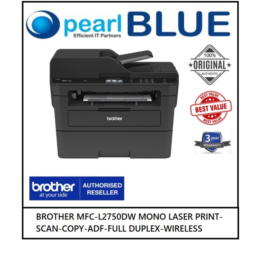 Brother Mfc L2750dw Monochrome Laser Printer Shopee Singapore 7453