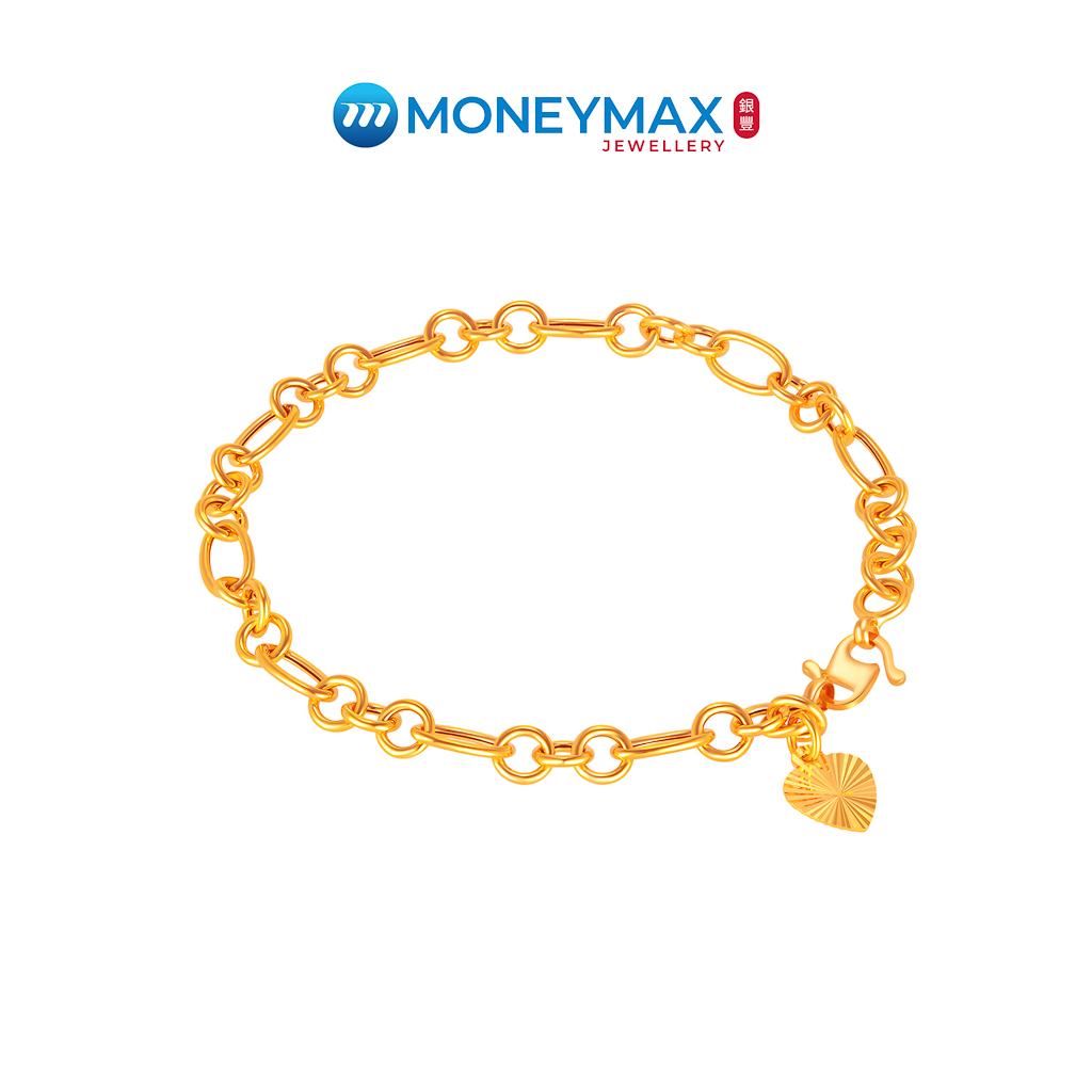 916 Gold 22K Multi-Rings Link Bracelet | MoneyMax Jewellery | NB1982