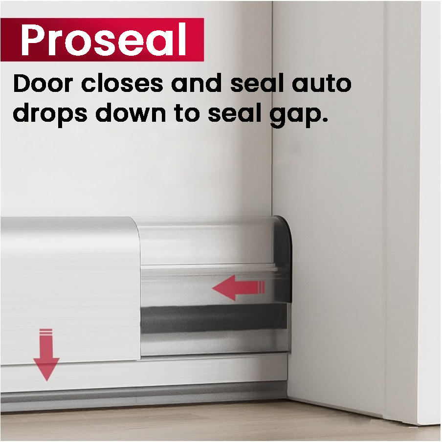 Door Bottom Automatic Seal / Sound Reduction / Water Reduction Shopee Singapore