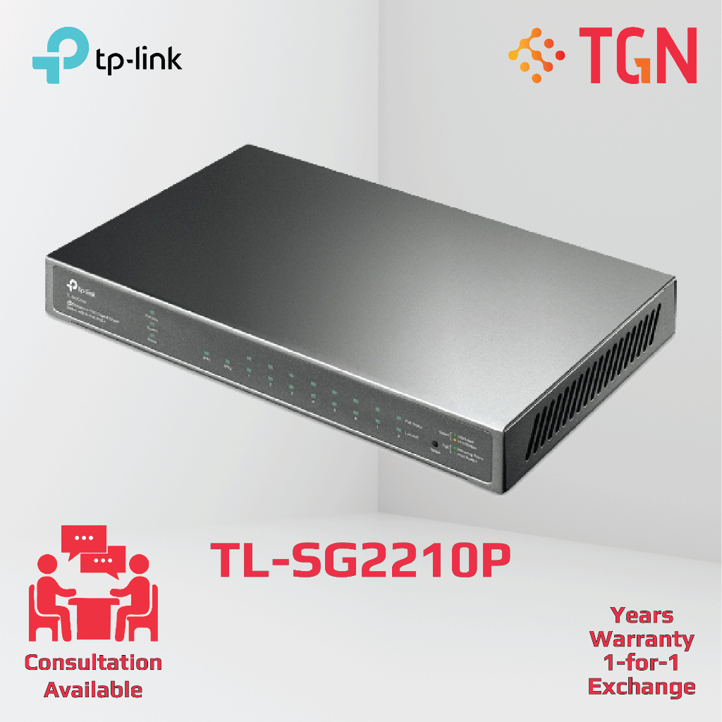 Switch PoE TP-Link TL-SG2210P