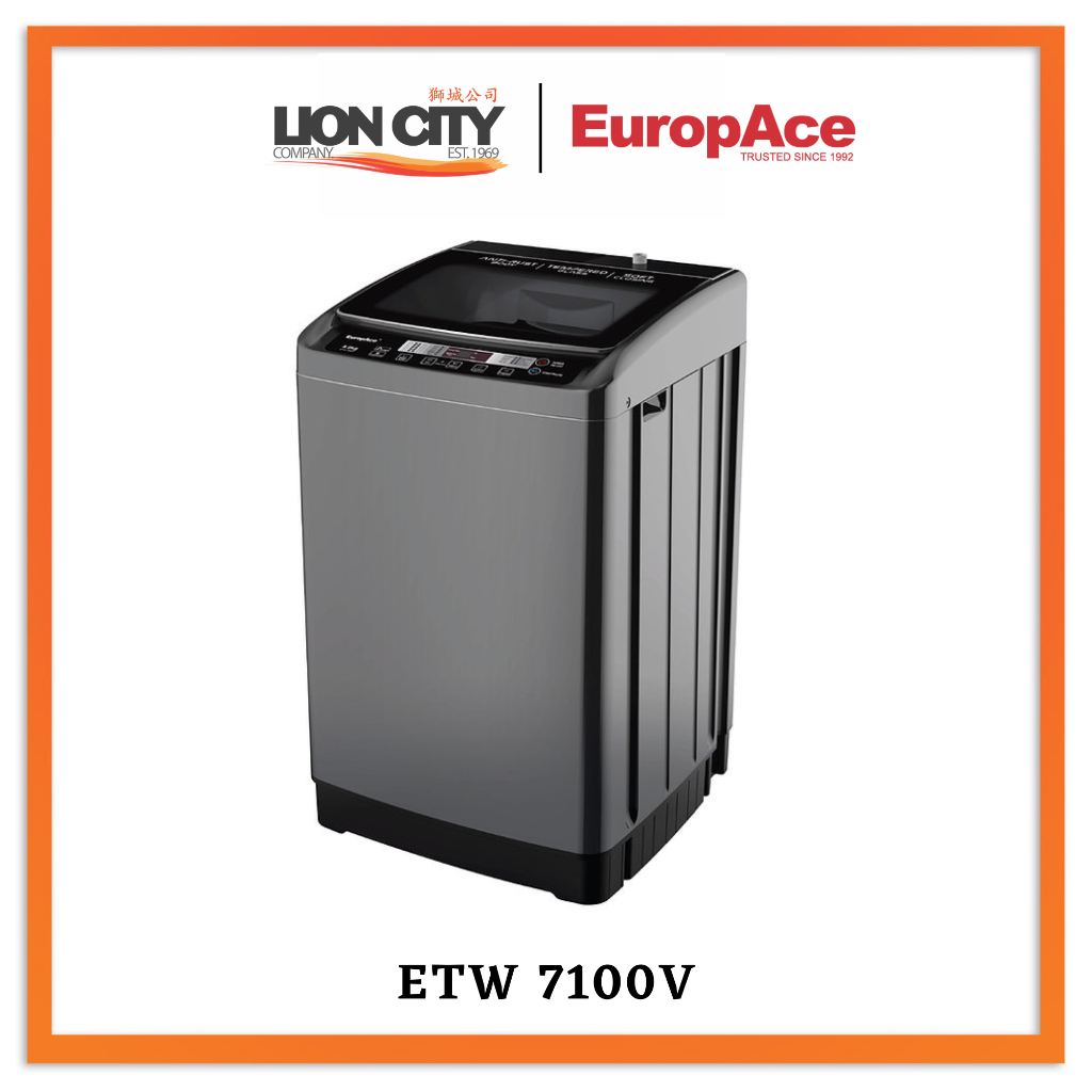 Europace ETW7100V 10KG Top Load Washing Machine wahser Europace washer