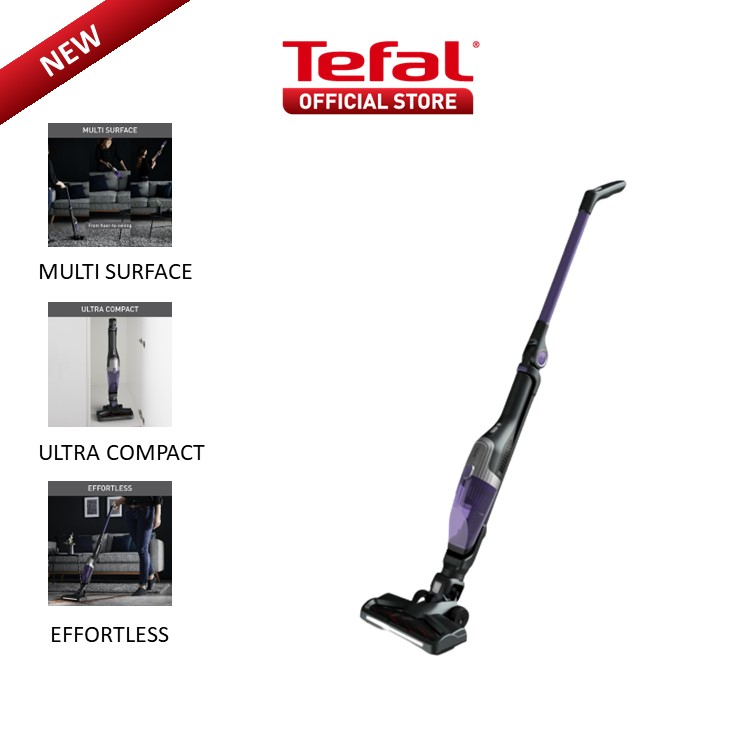 Tefal Xtrem Compact 2-in-1 Handstick Vacuum Cleaner TY1238 –Light ...