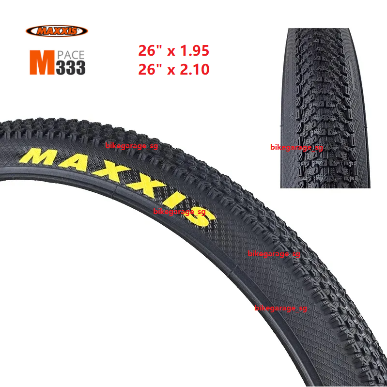 SG SELLER MAXXIS Pace M333 Tire 26inch Mountain Bike Tyre Bicycle mountain 60 TPI Anti Puncture Wheel Light Weight