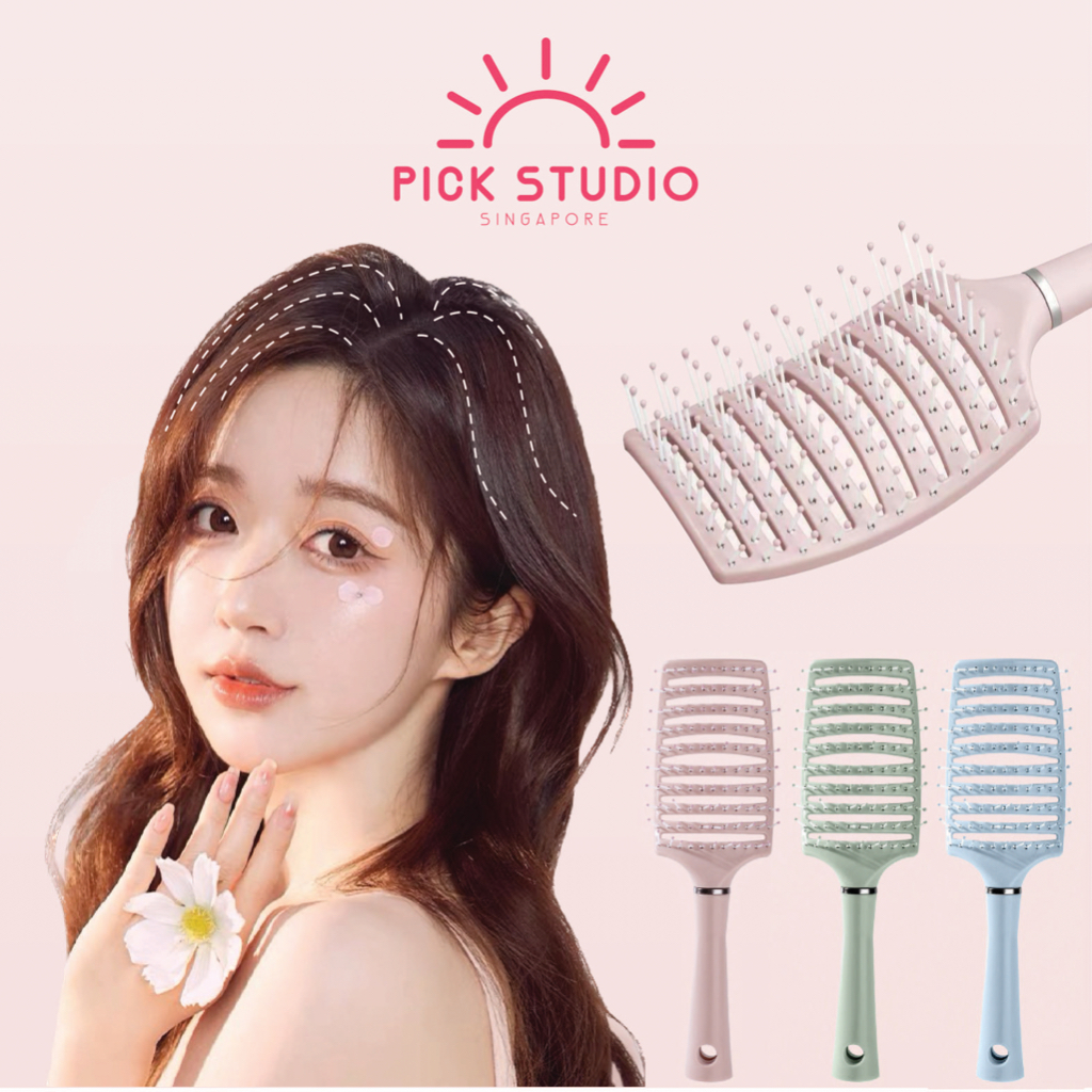 [SG READY STOCK] AntiSatic Volumizing Styling Massager Hair Brush