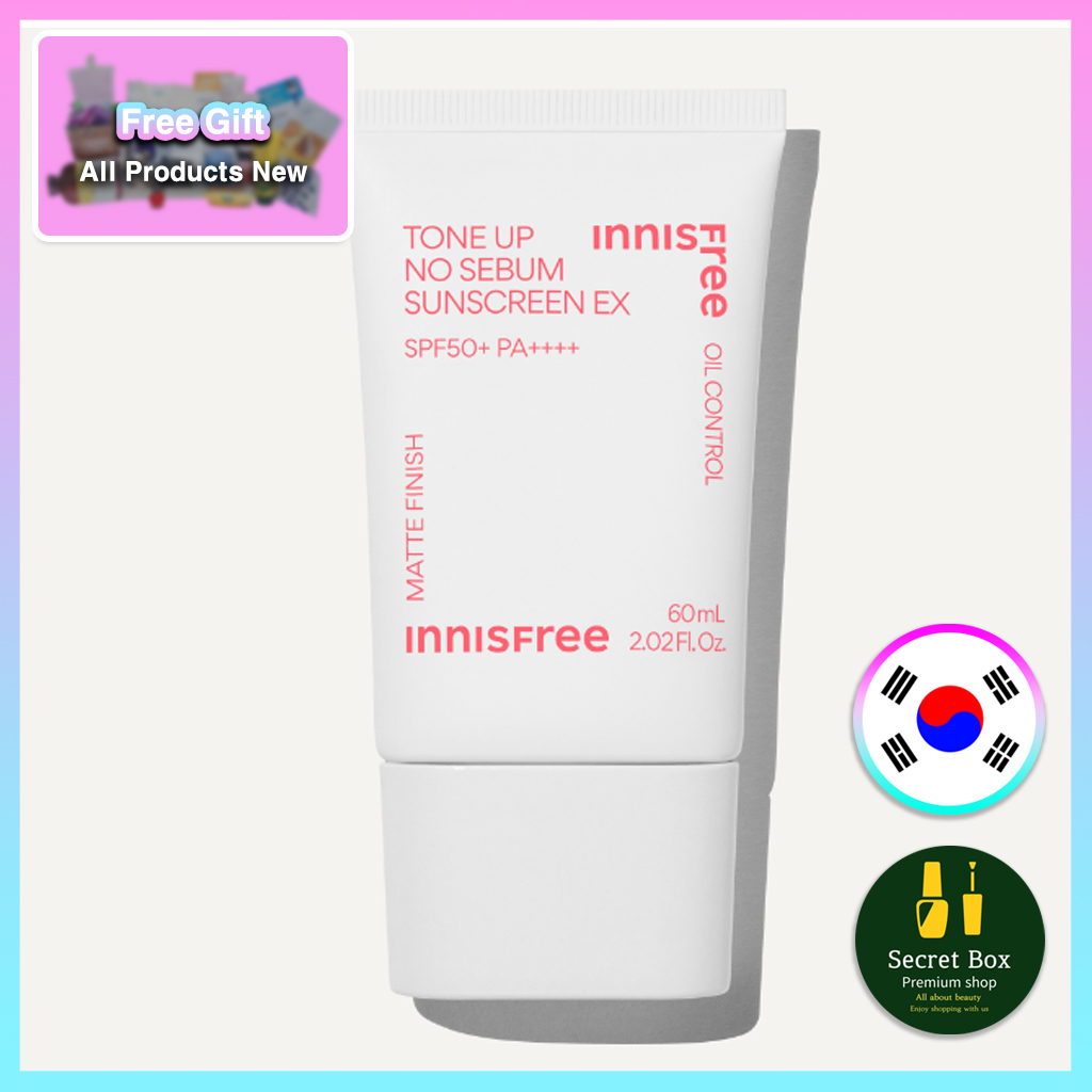 Innisfree Tone Up No Sebum Sunscreen /Hyaluron Moist / UV Active