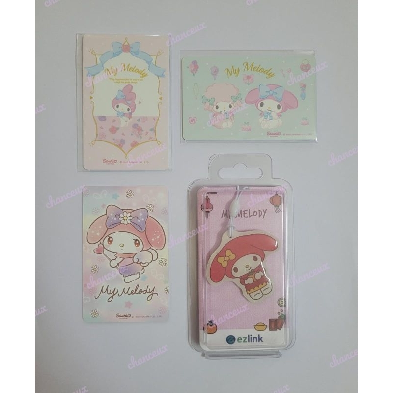 Sanrio my melody and my sweet piano ezlink card / led ezlink charm ...