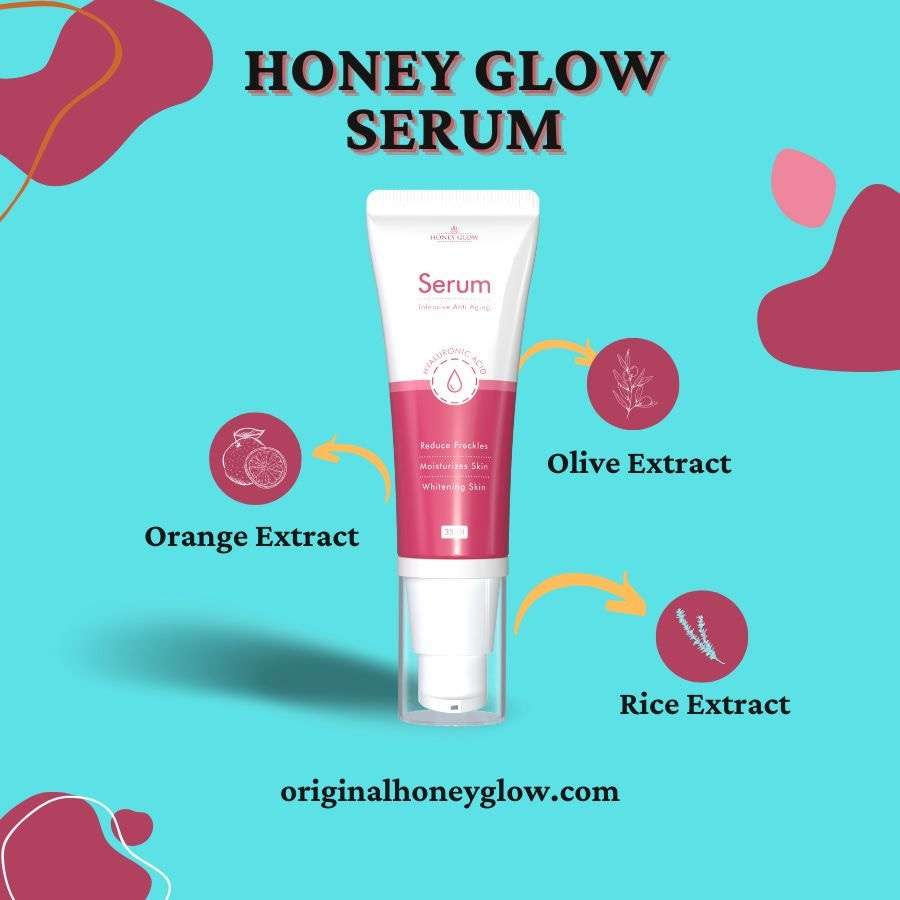 SG SELLER ️Honey Glow Serum 35ml Intensive Anti Aging with Hyaluronic Acid Shopee Singapore