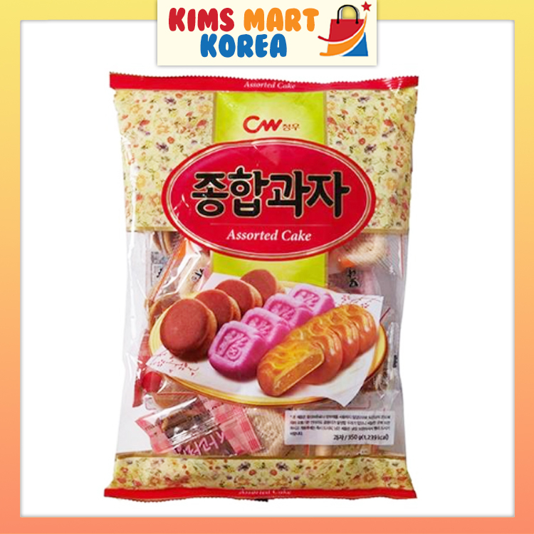 CW Korea Traditional Dessert Cake Snack Assorted Cake, Pan Cake Korean
