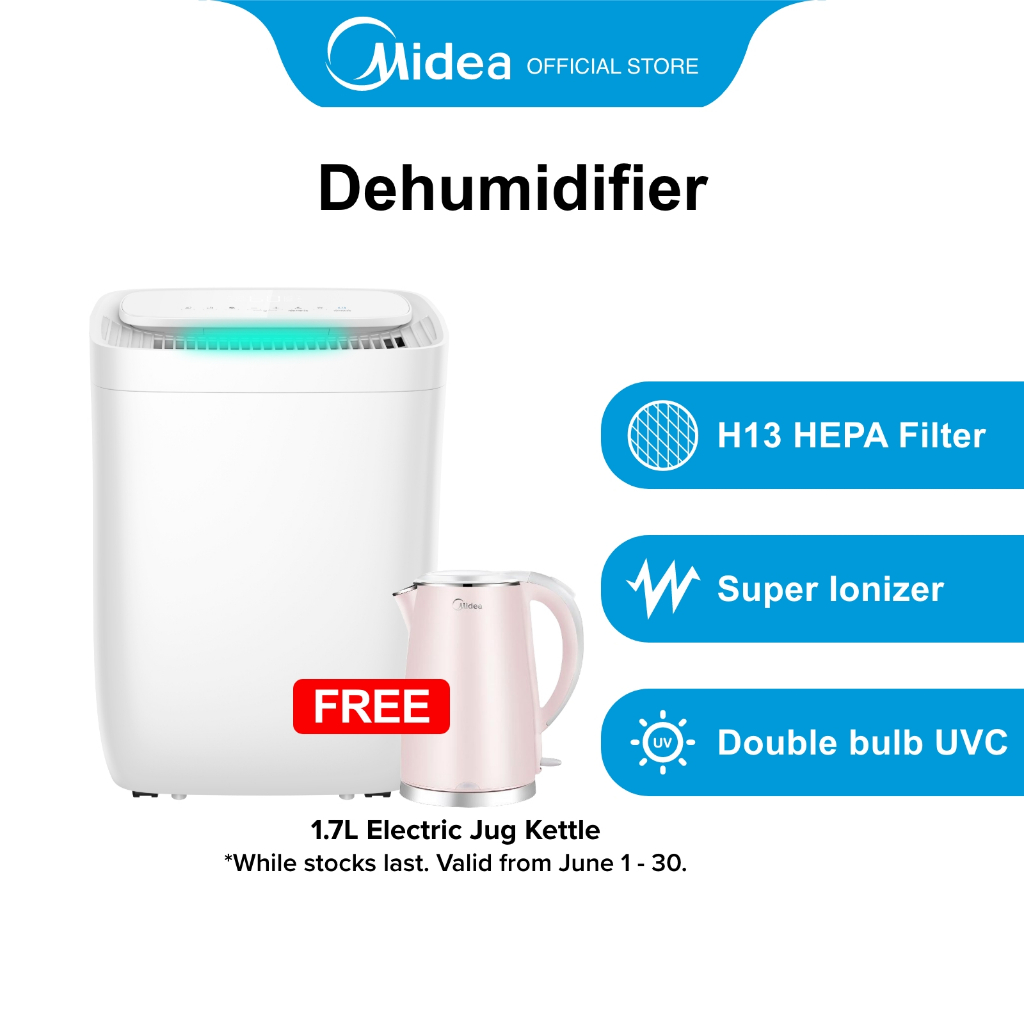 Midea MDDQ112DEN7 2in1 Dehumidifier + Air Purifier with H13 Hepa
