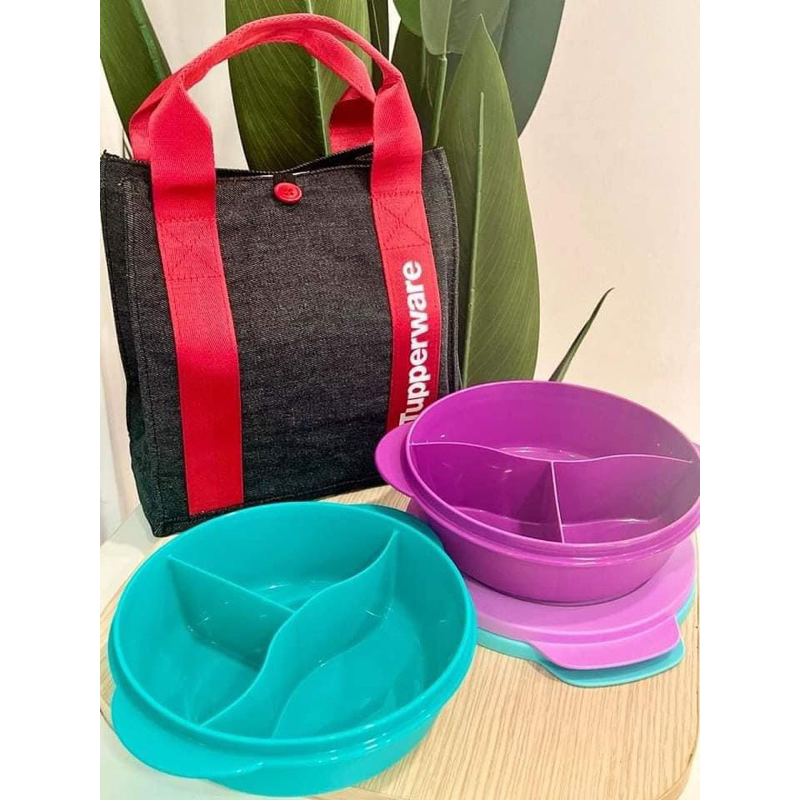 Tupperware Crystalwave Divided Dish (825ml) - Tupperware Tupperware Crystalwave Divided Dish (825ml) - Tupperware