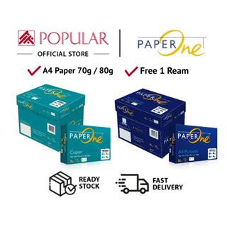 PAPERONE Copier Paper (A4) 70GSM 500'S [Buy 4 Ream Free 1 Ream] – POPULAR  Online Singapore