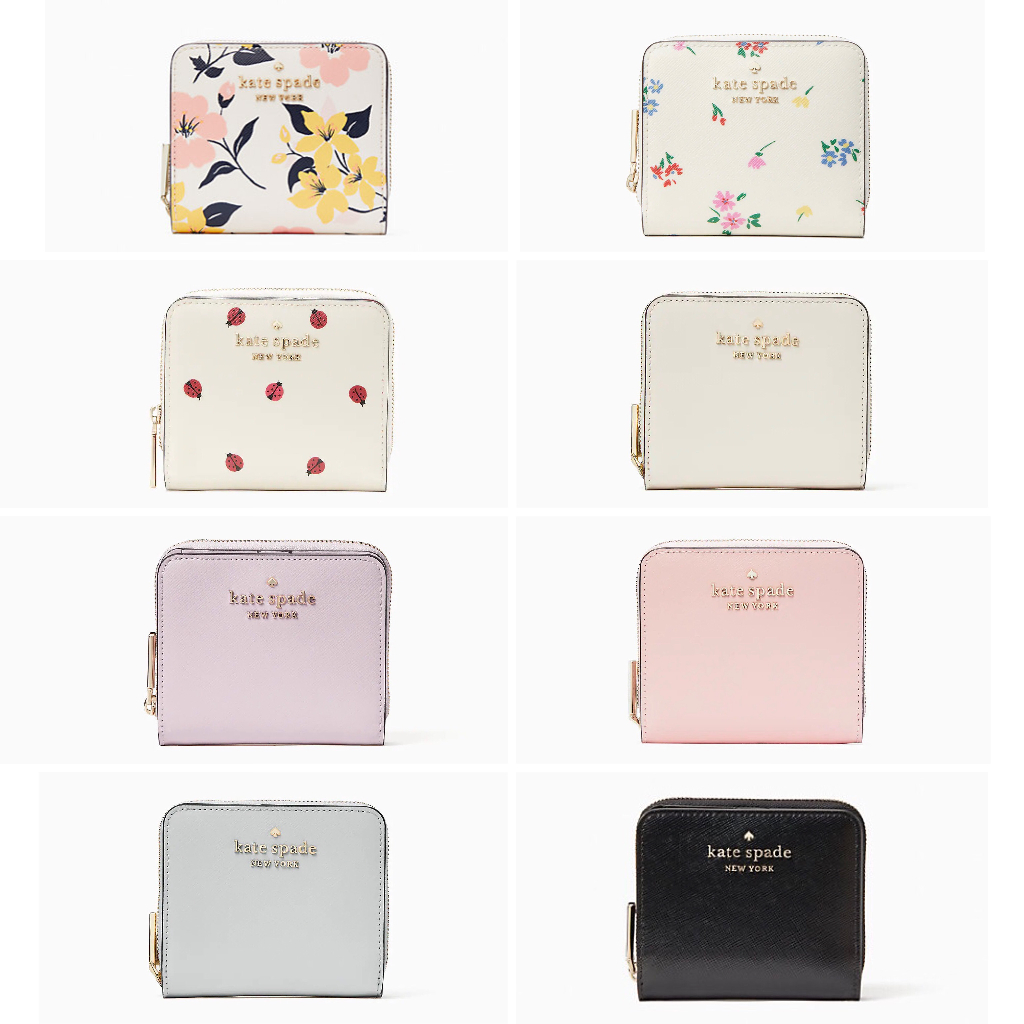 Kate Spade Staci Small Zip Around Wallet | Shopee Singapore