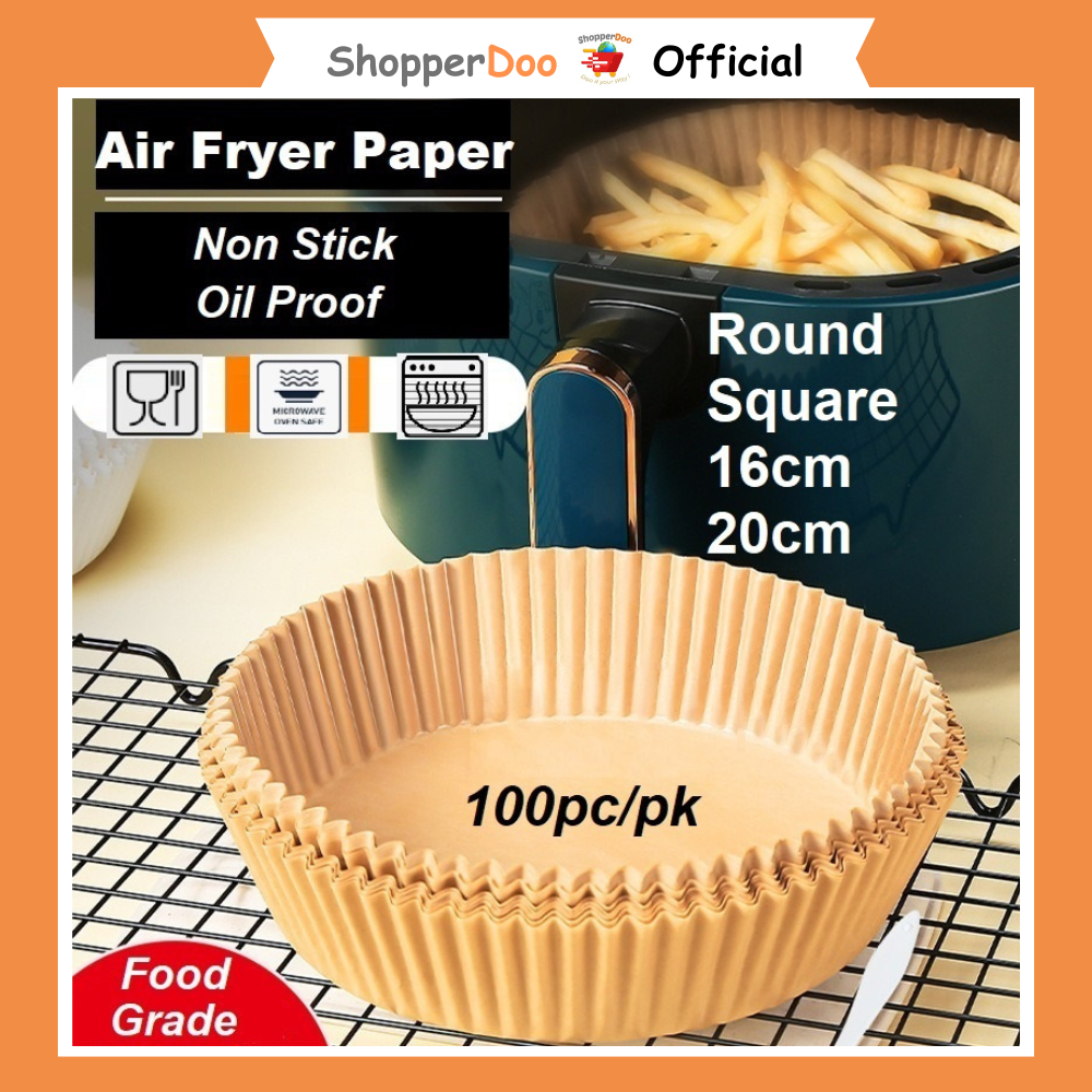 [SG Rdy Stock] Air Fryer Disposable Pulp Paper 16cm & 20cm | Best For ...