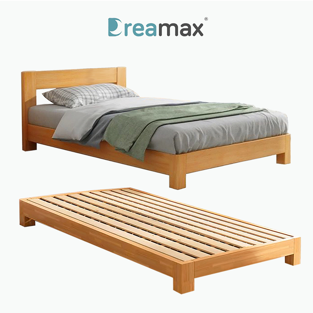 DREAMAX SJODIN Bed Frame (OnSite Installation) Single Size/ Wood bed