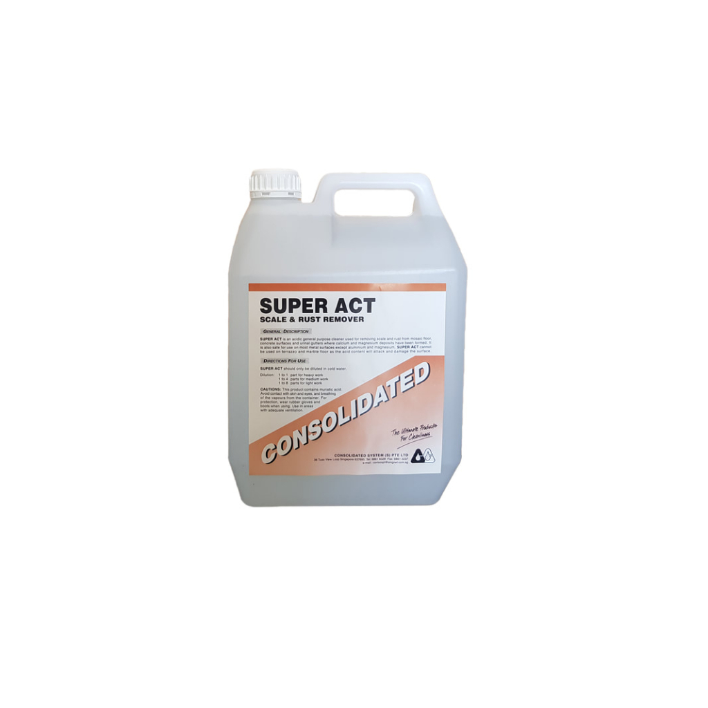 5L SUPER ACT Mosaic Tile Cleaner, Rust, Scale, Stain Remover, Acid