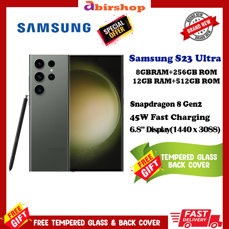 Samsung Galaxy S23 Ultra 5G 6 Months Local Warranty 【SEALED SET】256GB