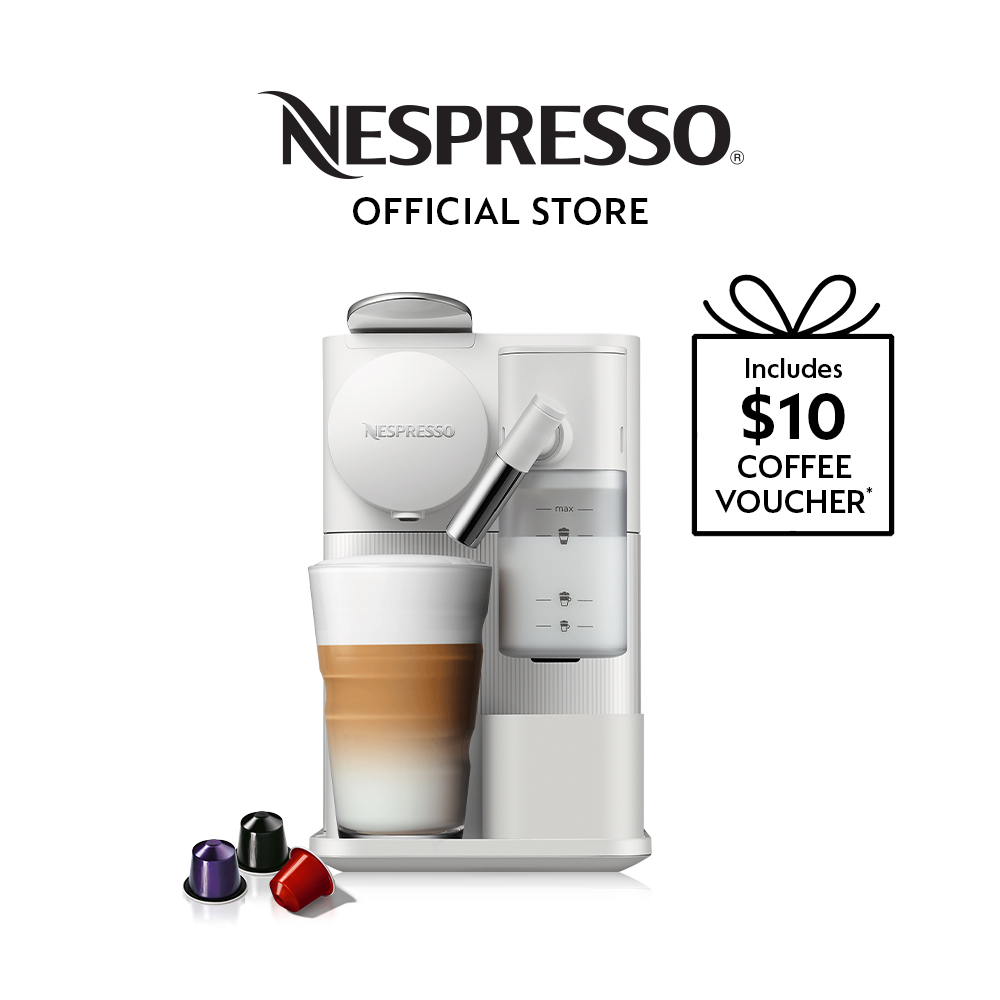 Nespresso® Lattissima One Coffee Machine, Porcelain White | Shopee