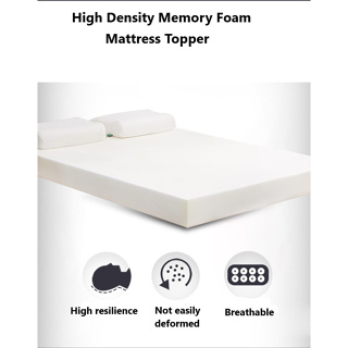 VESCOVO memory foam mattress pad bed topper thicken massage