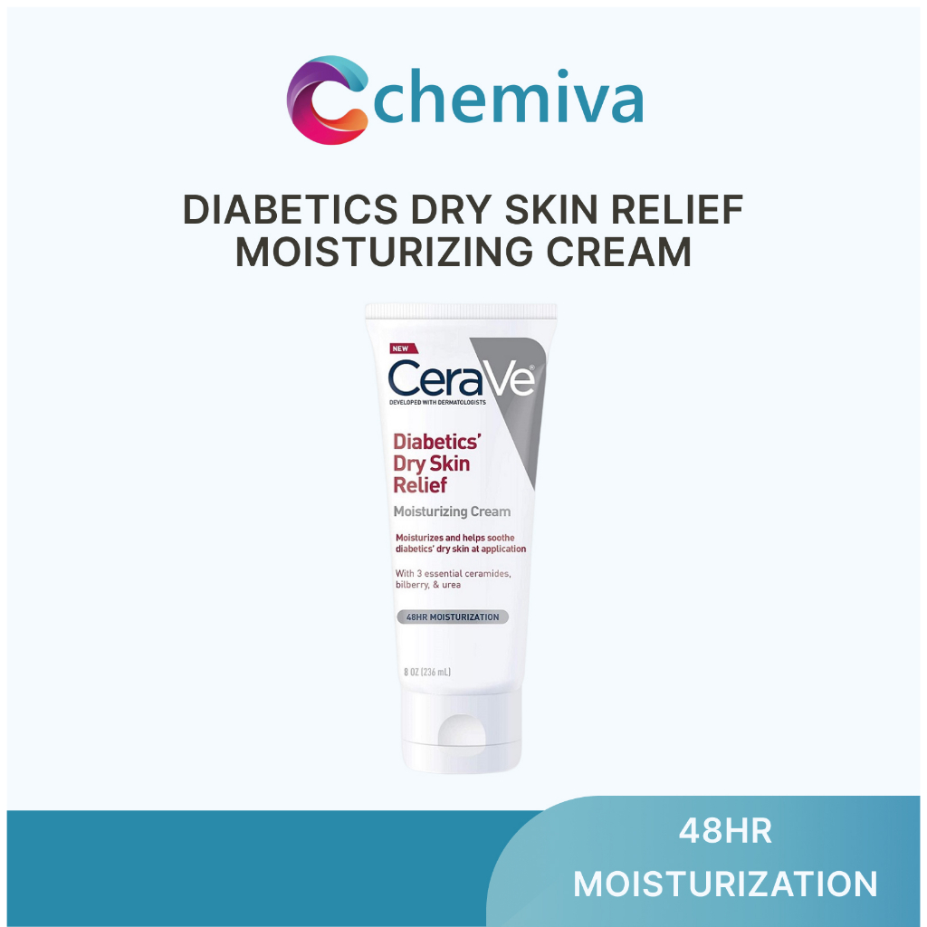 [Fast Shipping] CeraVe Diabetics Dry Skin Relief Moisturizing Cream