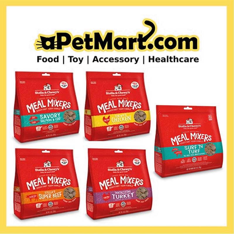 Stella & Chewy's Meal Mixers (Chicken/Beef/Salmon&Cod/Turkey) 8oz