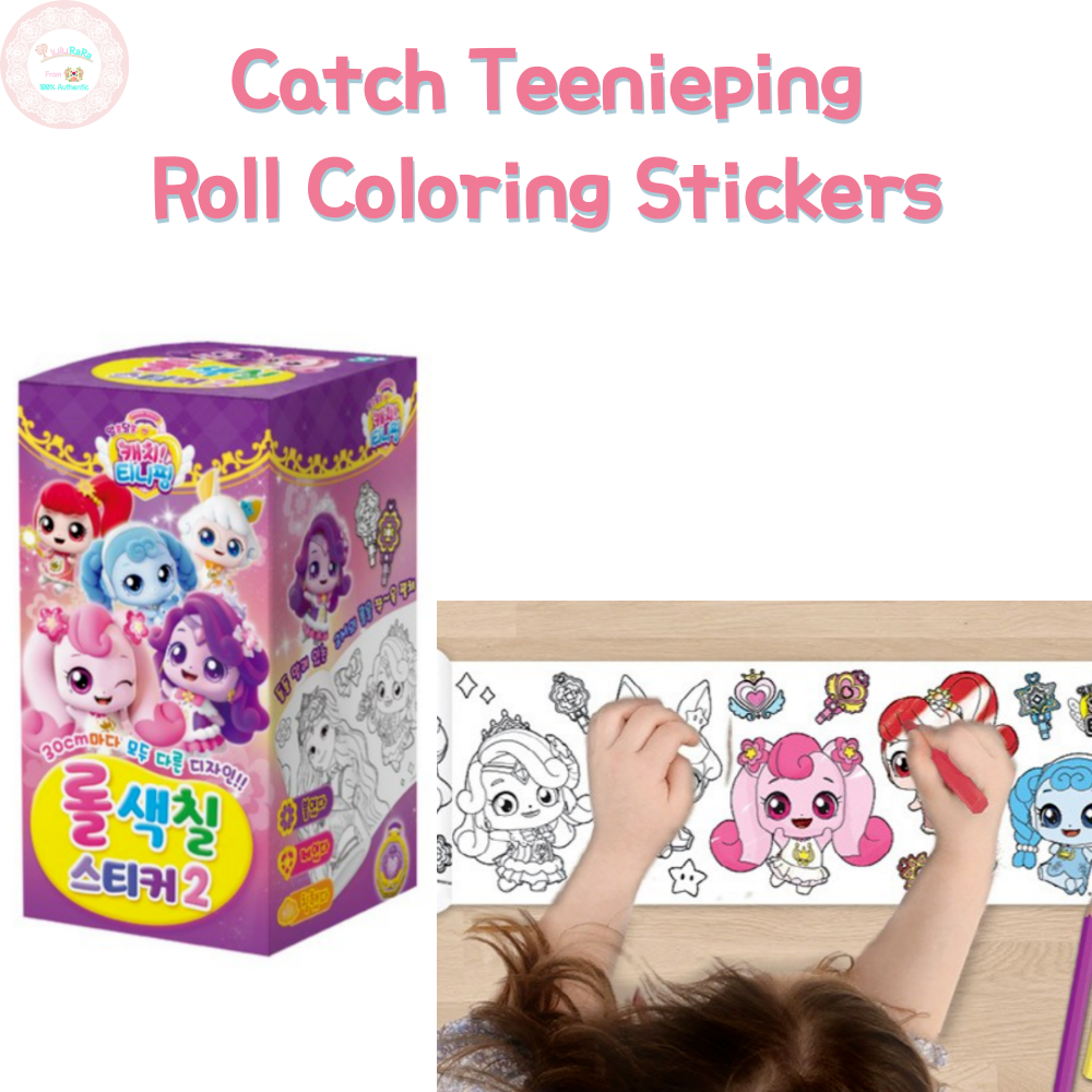 Catch Teenieping Roll Coloring Sticker Teenieping Coloring Book