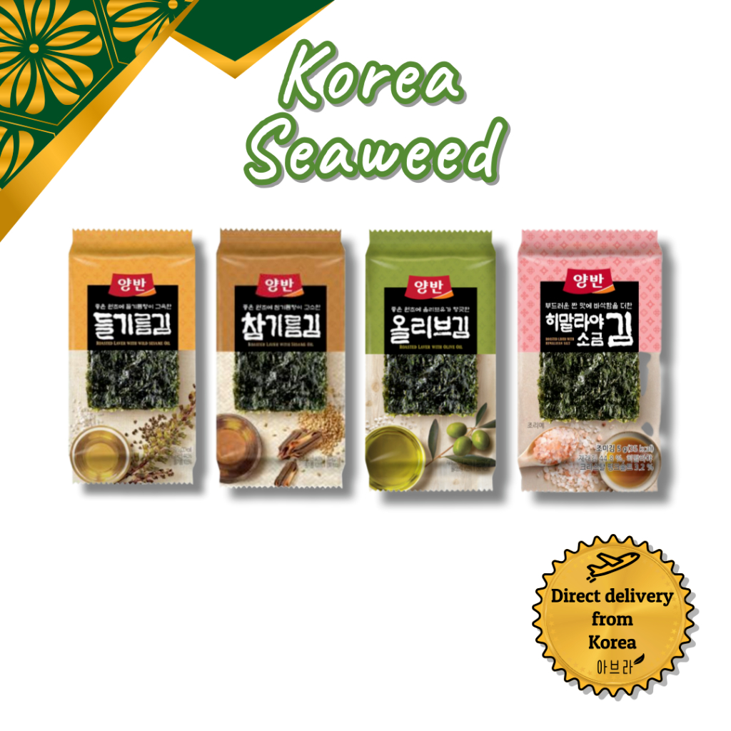 [Dongwon] Seaweed 4 flavor Korea Seaweed korean laver Korea Gim ...