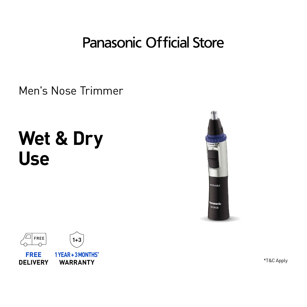 Panasonic ERGN30K453 Nose and Ear Hair Trimmer Shopee Singapore