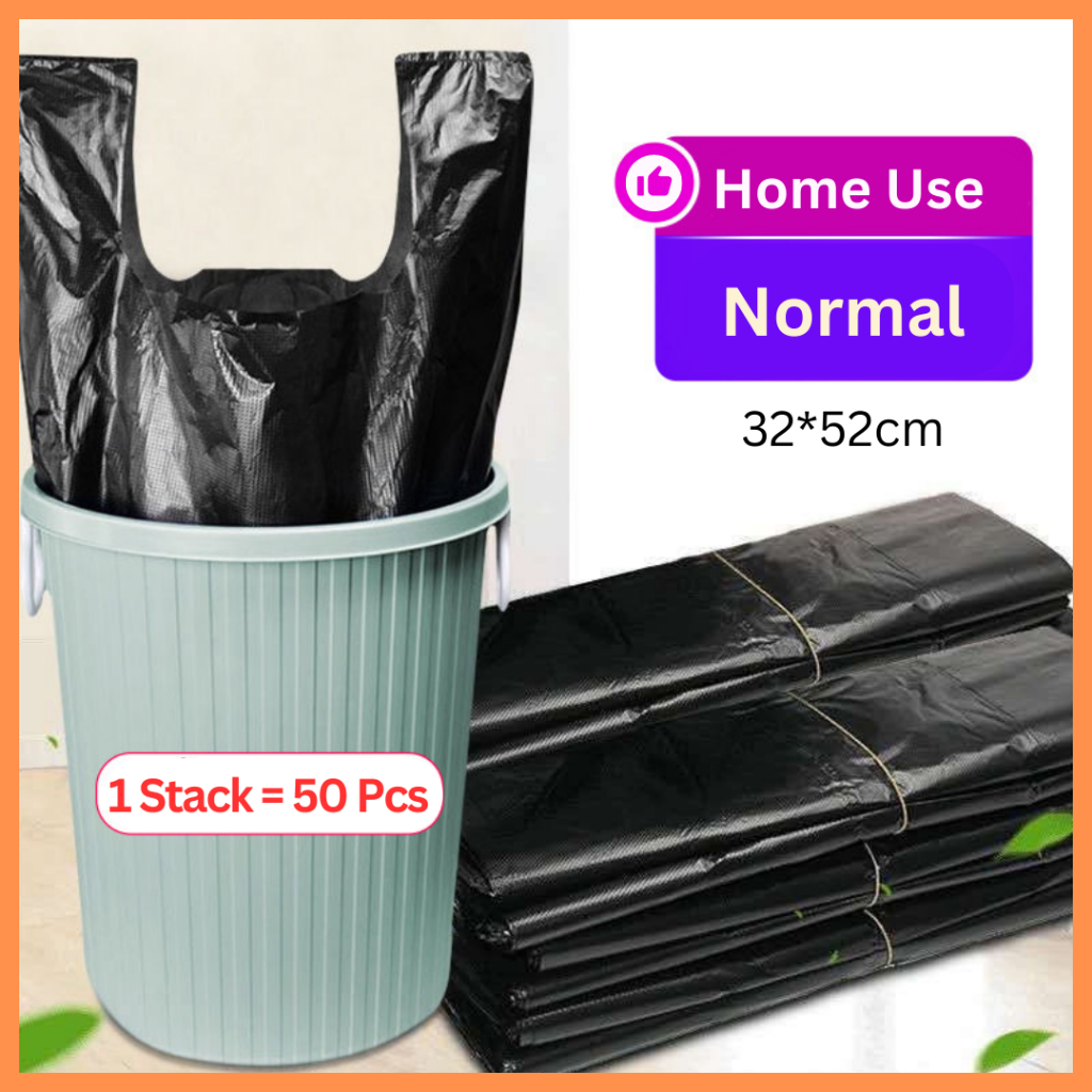 Black Trash Bag Garbage Bag Rubbish Bag Plastic Bag Dustbin Bag ...