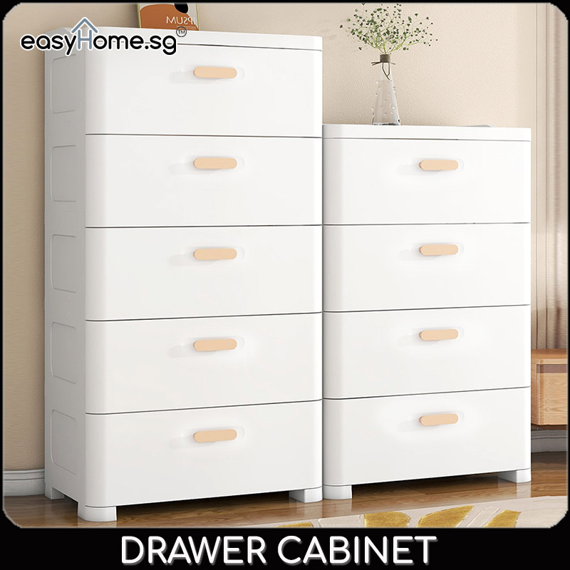 Easyhome.sg 57cm 45cm White Storage / Drawer