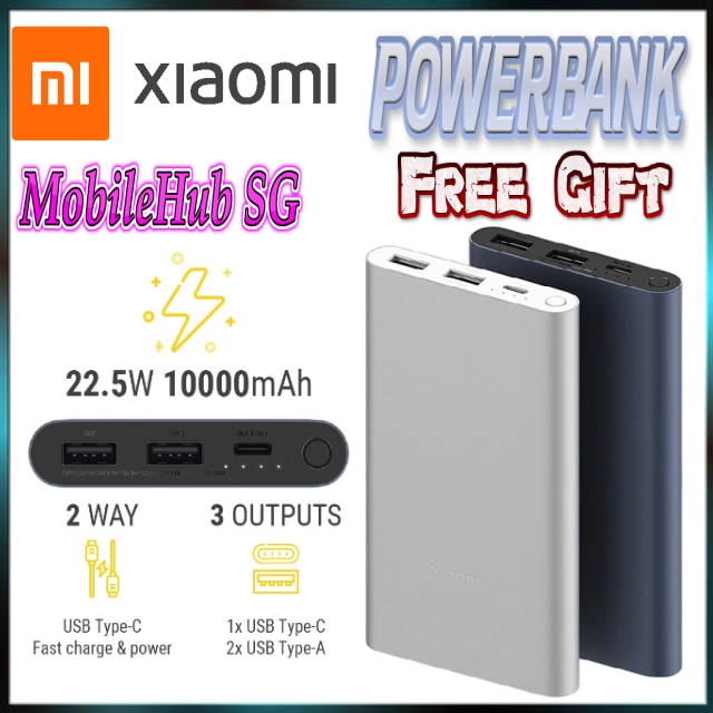 Xiaomi PowerBank 3 10000mAh 22.5W PB100DZM | Shopee Singapore