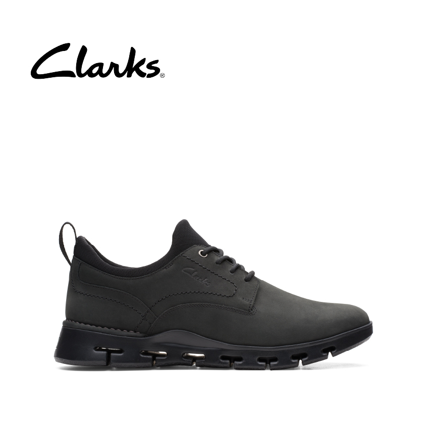 Clarks mens deals black brogues