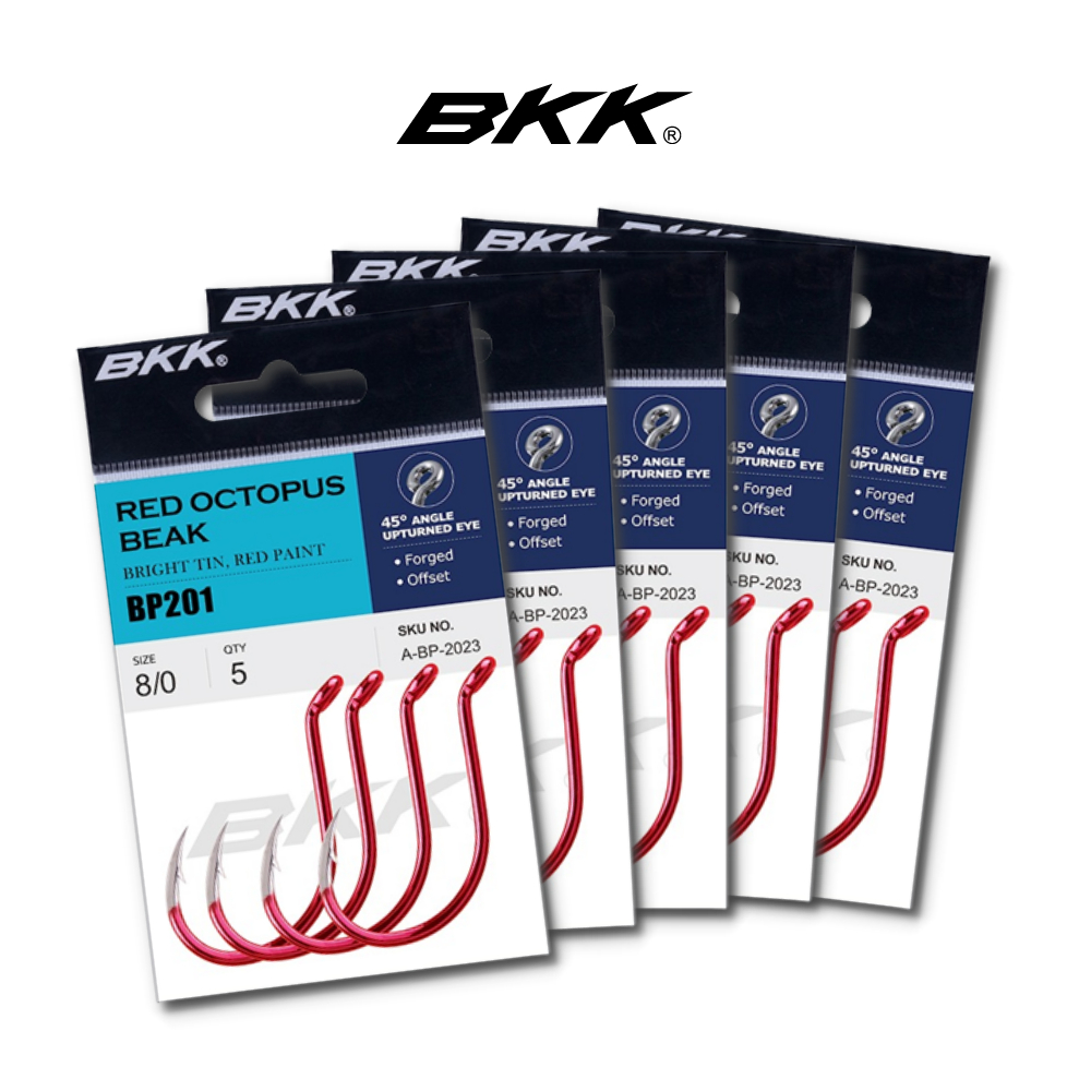 BKK Hooks O'Shaughnessy-R (B-25) Size 1, Bright Tin 