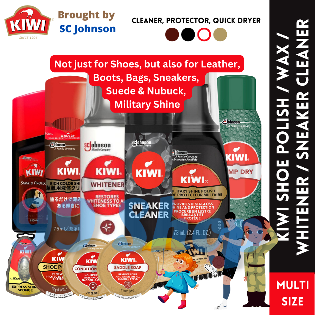 Kiwi Shoe Whitener, 3-Pack (3 x 2.4 Fl. Oz.)