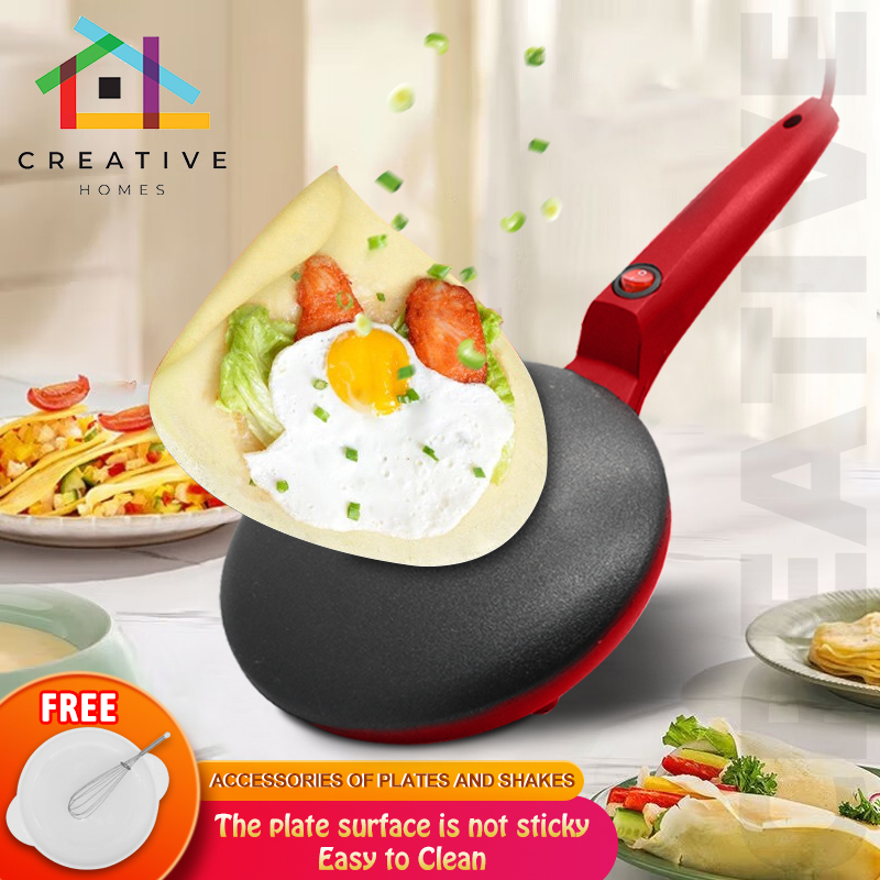 （SG Stock）Crepe maker tools for crepes/tacos/pancakes/pizza, non-stick ...