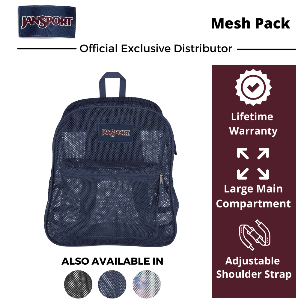 Jansport Mesh Pack Shopee Singapore