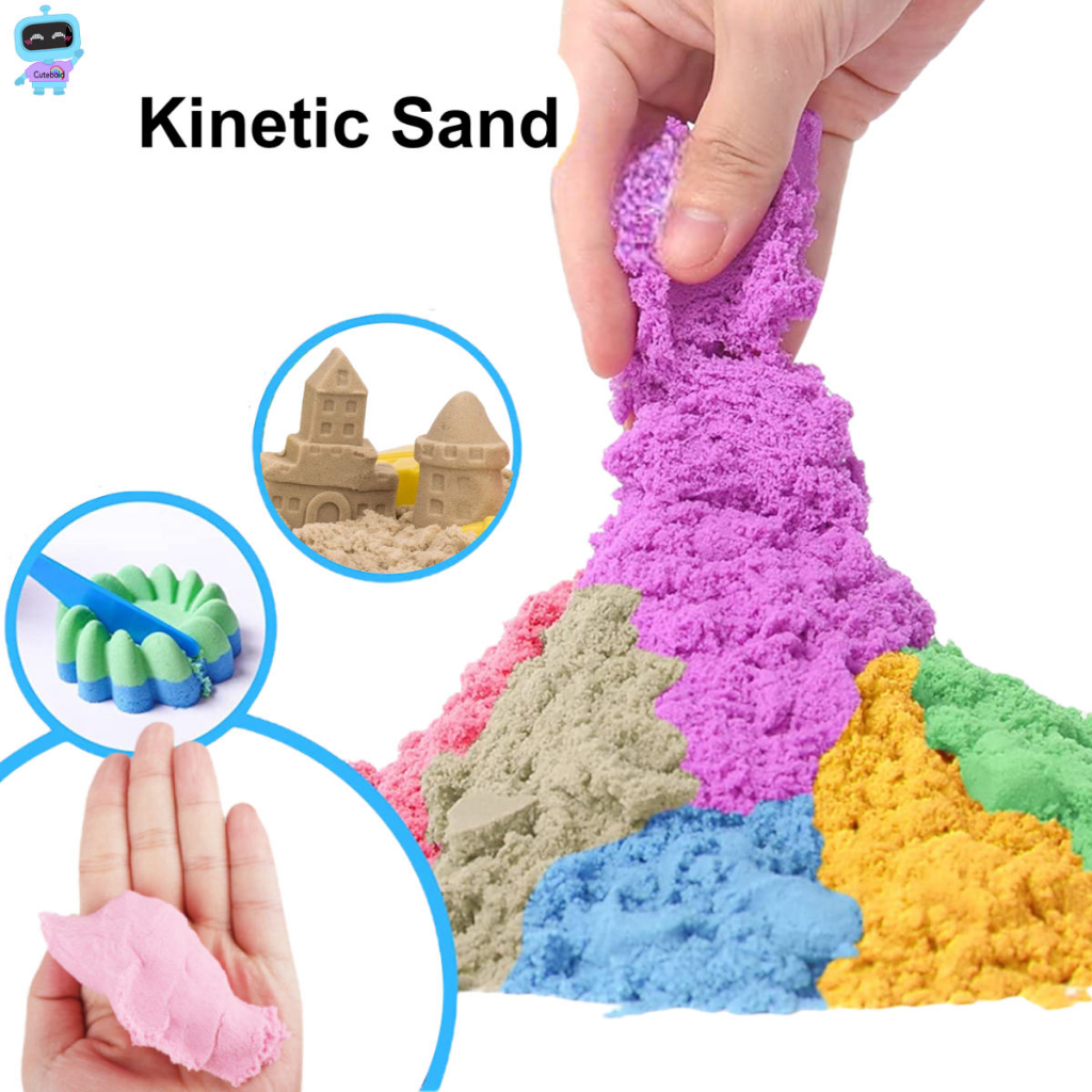 DIY Eco Sand 1 KG Safe Hygiene Playful Indoor Outdoor Dynamic Sand