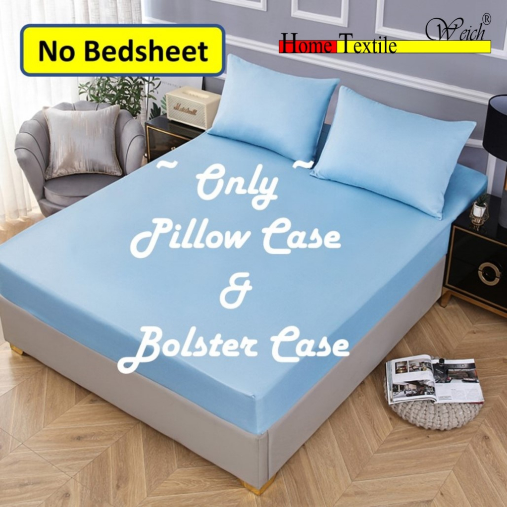 New Solid Color Pillow Case / Bolster Case [Available In 20 Colors